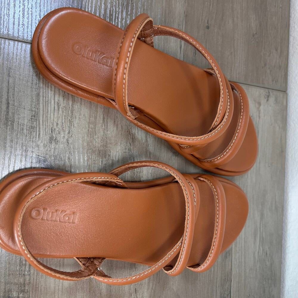 Olukai Tiare Slingback Sandal SZ 8 - Picture 4 of 6